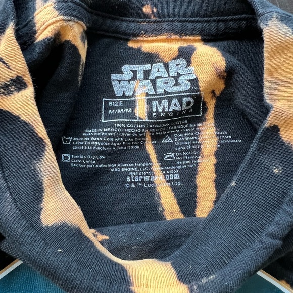Repurposed bleached tee Grogu Star Wars - Picture 3 of 3